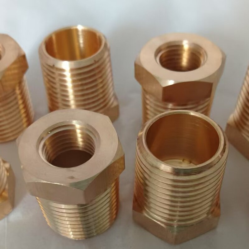 Customized Copper External Hexagonal Hollow Screws, Copper Wire-Through Through-Hole Hexagonal Screws for Fastening and Connection