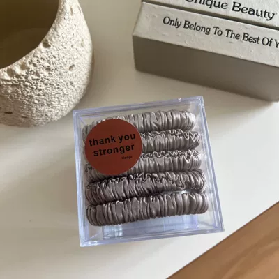 Saç üçün rezinlər – with a High-End Feel - 9-dark-gray