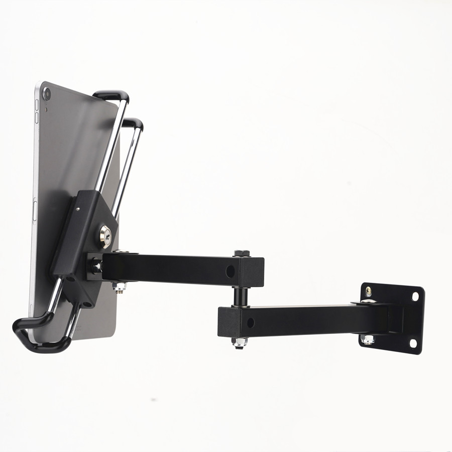 Soporte de pared plegable y extensible para teléfono y tableta con ángulo ajustable, soporte de tableta tipo cantilever para montaje en pared.
