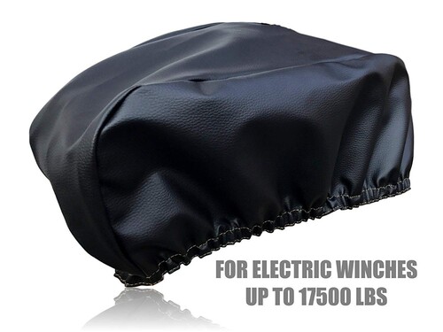 Electric vehicle winch cover, car winch cover, thickened vehicle winch waterproof cover, waterproof, dustproof, sunproof protective cover