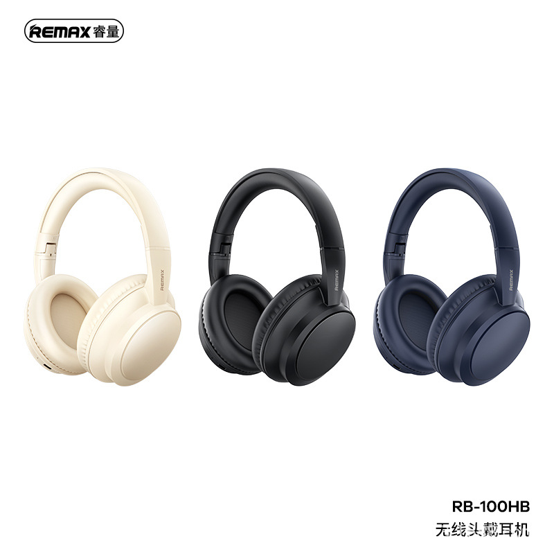 REMAX Peugeot nuevo auriculares inalámbricos RB - 100HB ruido alto bajo auriculares de juego al por mayor transfronterizos