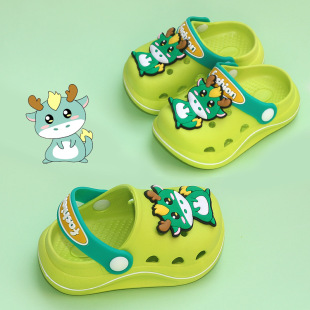 Summer sandals and slippers boys and girls non-slip children's slippers boys and girls baby hole shoes wholesale children's cartoon
