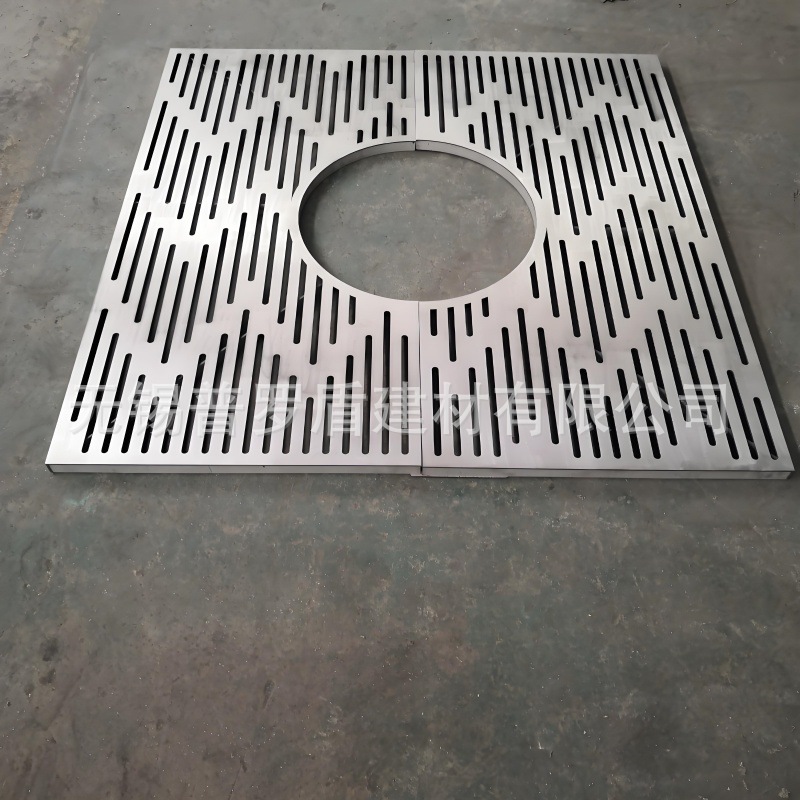 装饰镀锌板树篦子 护树盖板 球墨铸铁树围  园林不锈钢护树盖板