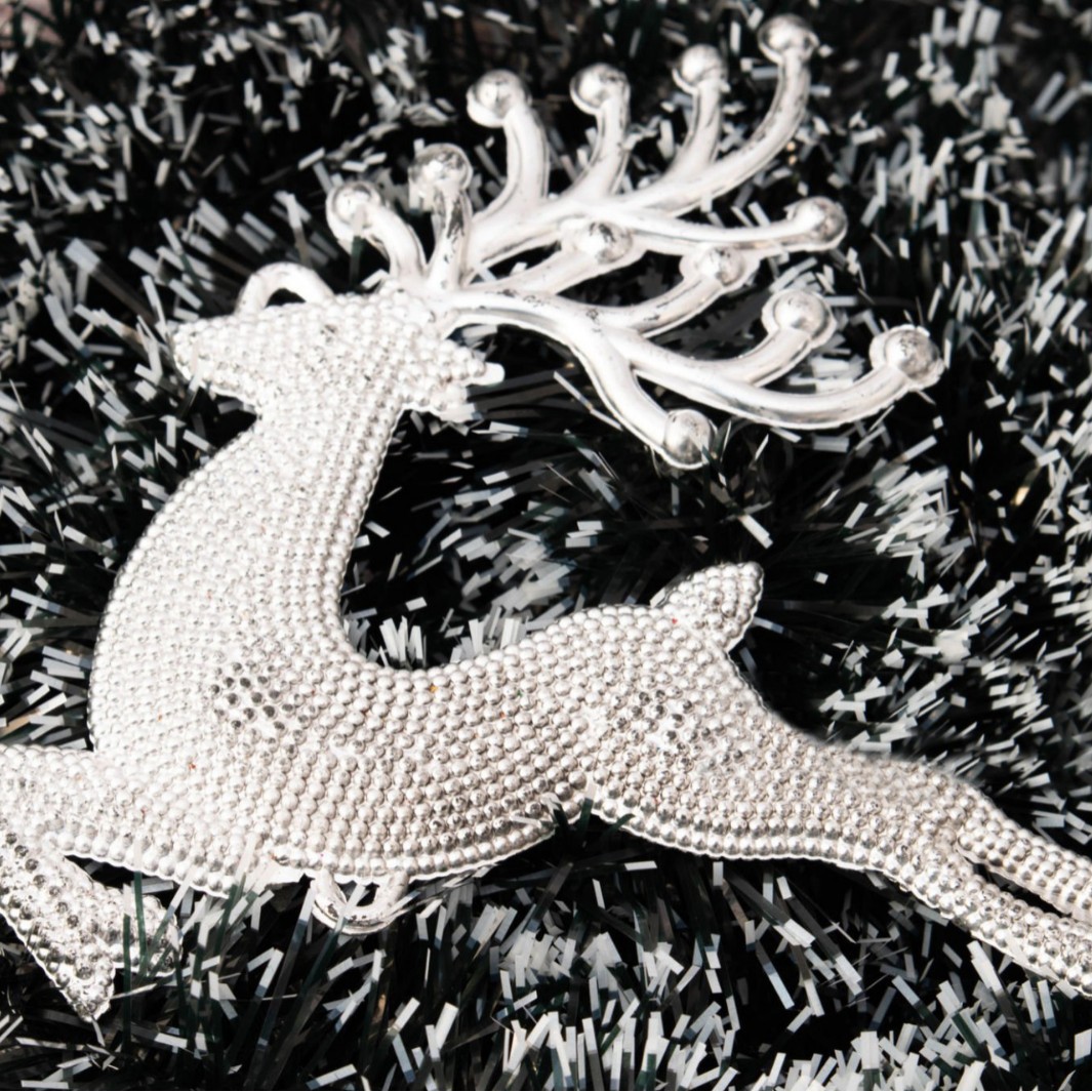 Decoraciones navideñas transfronterizas ciervos navideños colgantes campanas ciervos navideños alces decoraciones del árbol de navidad