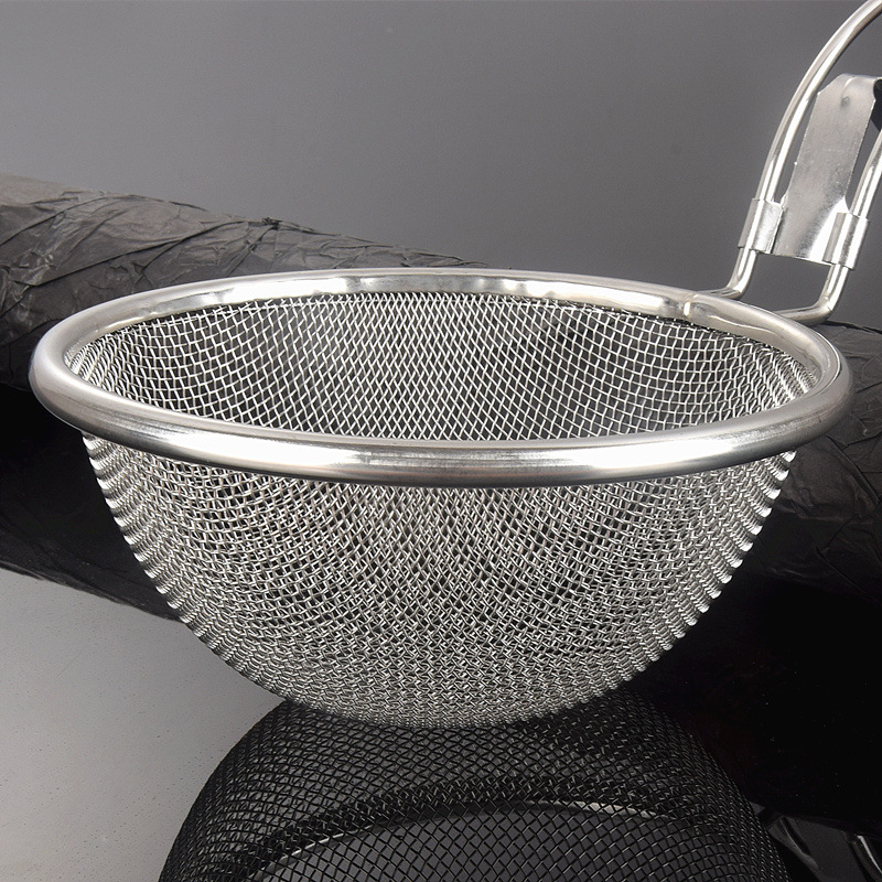 304 cucharas de acero inoxidable cocina especial para cocinas domésticas 201 cucharas de polvo colgantes cucharas de malla de filtro cucharas image 4