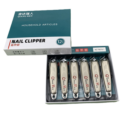 Qiangren T6616-1 Large oblique-mouth nail clipper nail clipper manicure groove eagle-beak nail clipper sharp-bill nail clipper