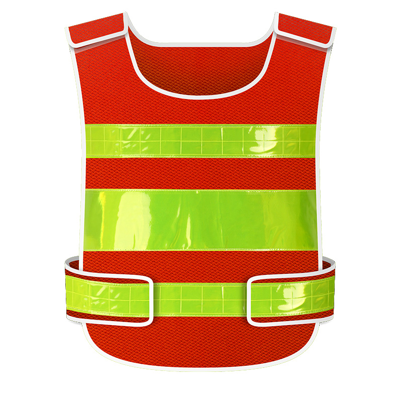 chaleco de seguridad reflectante de malla de tráfico ventilado personalizado chaleco de construcción de trabajadores sanitarios fluorescentes impresión de ciclismo