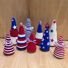 国境を越えたアメリカ独立日usa記念置物テーブル棚シーン配置装飾品トレイ卸売り