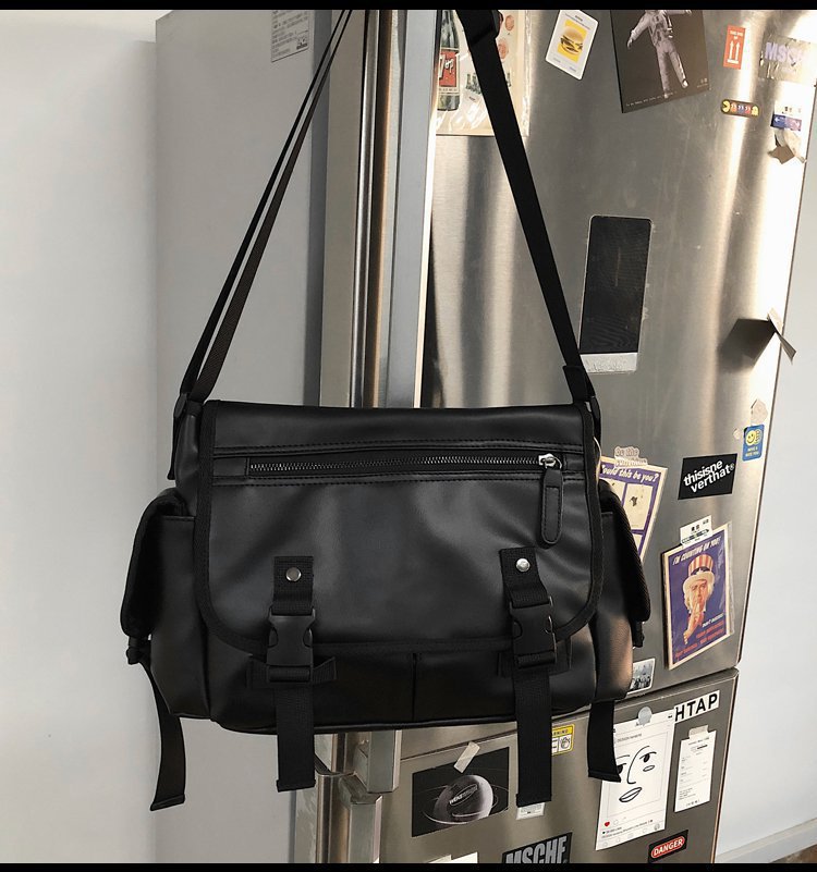 Crossbody Men Trendy Brand Korean Version Sports Large Capacity Messenger Workwear Functional Street Hip Hop Japanese_voghion.com