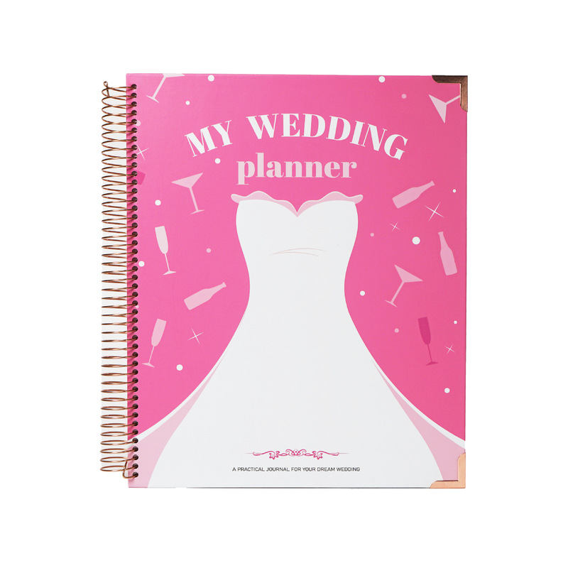 亚马逊婚礼日志日记本订婚记录薄婚礼计划本wedding planer线圈本|undefined