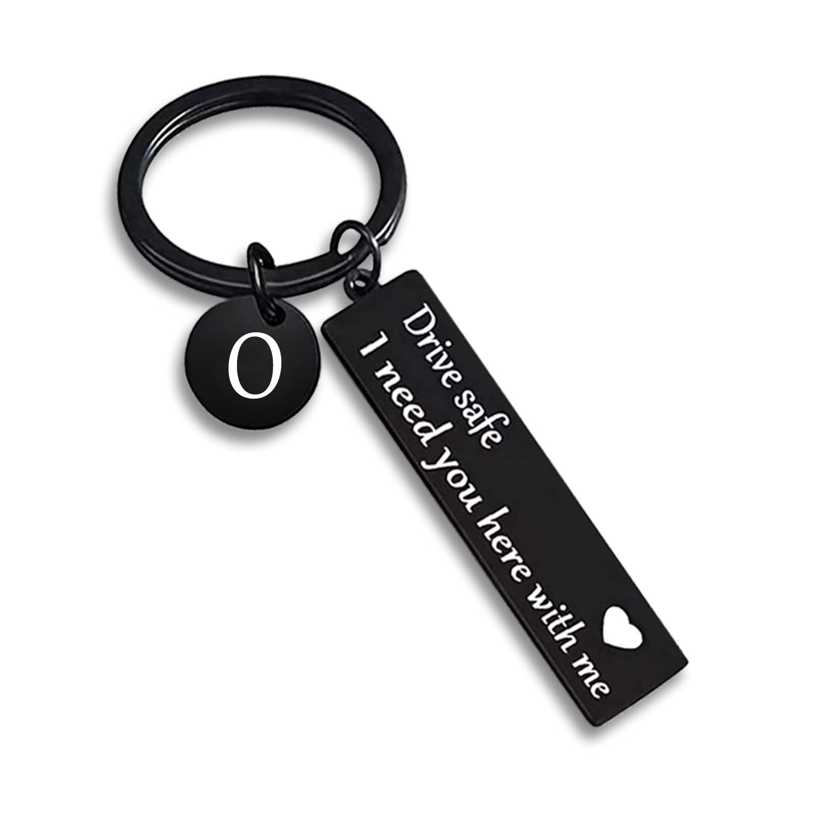 跨境外贸秋季新款 Keychains 钥匙扣字母图案励志男友扫挂件礼物
