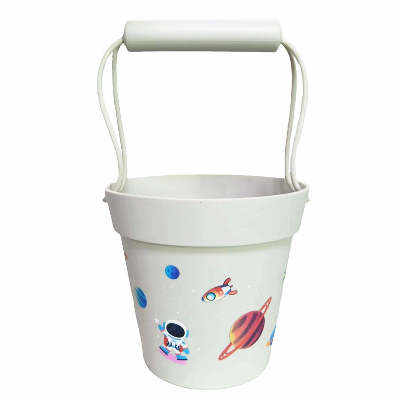 Mayorista nueve piezas de set de barril de silicona, pala de malla de silicona, combinación de playa de verano, juego de juguetes interactivos para padres e hijos