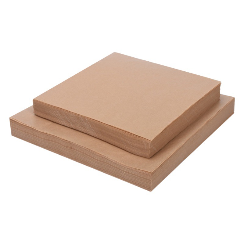 Papel Kraft a prueba de aceite Pollo frito Pfritas papel a prueba de aceite papel de barbacoa papel de hornear para el hogar papel absorbente de aceite papel de embalaje de alimentos papel cuadrado