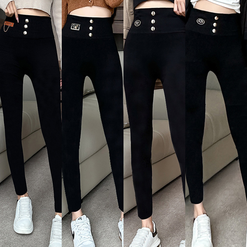 autumn thin black leggings