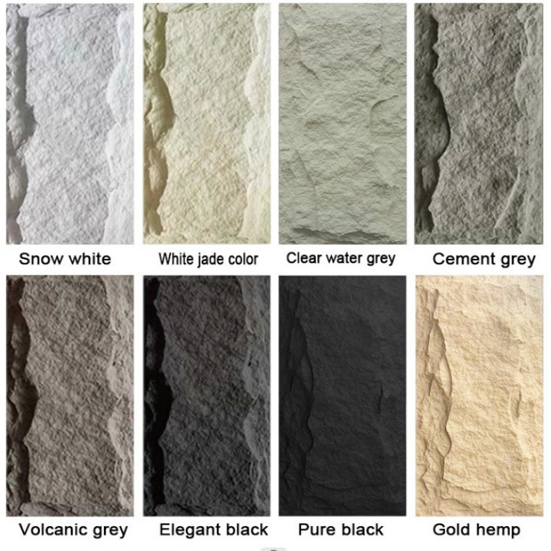 PU piedra translúcida roca volcánica material de piedra flexible ultrafina tablero de pared de roca de volumen de piedra pared de fondo de porcelana suave tablero translúcido de roca de Marte