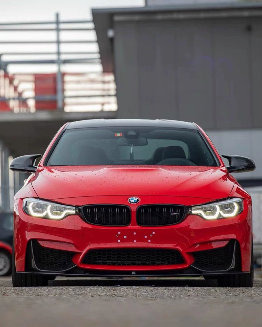 Подходит для BMW M3M4F80F82 установка без потерь MP передняя губа Передняя Лопата Спортивная маленькая объемная
