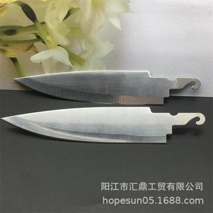 Yangjiang fruit blade factory custom stainless steel fruit knife blade cutting knife hardware accessories sharp edge