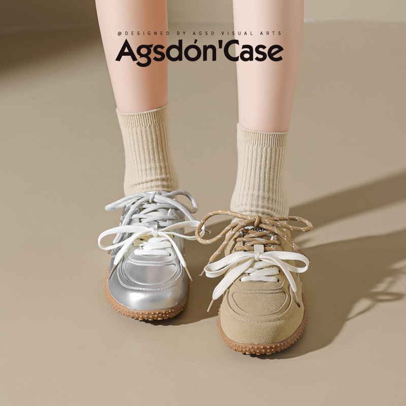 Augustion Ballet Wind Alemania Training Shoes para mujer 2025 nuevos zapatos Forrest planos de verano zapatos deportivos casuales de malla