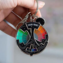 �羳��ƷColor Fidget Enamel Pin��ɫ���]�������D�����be�