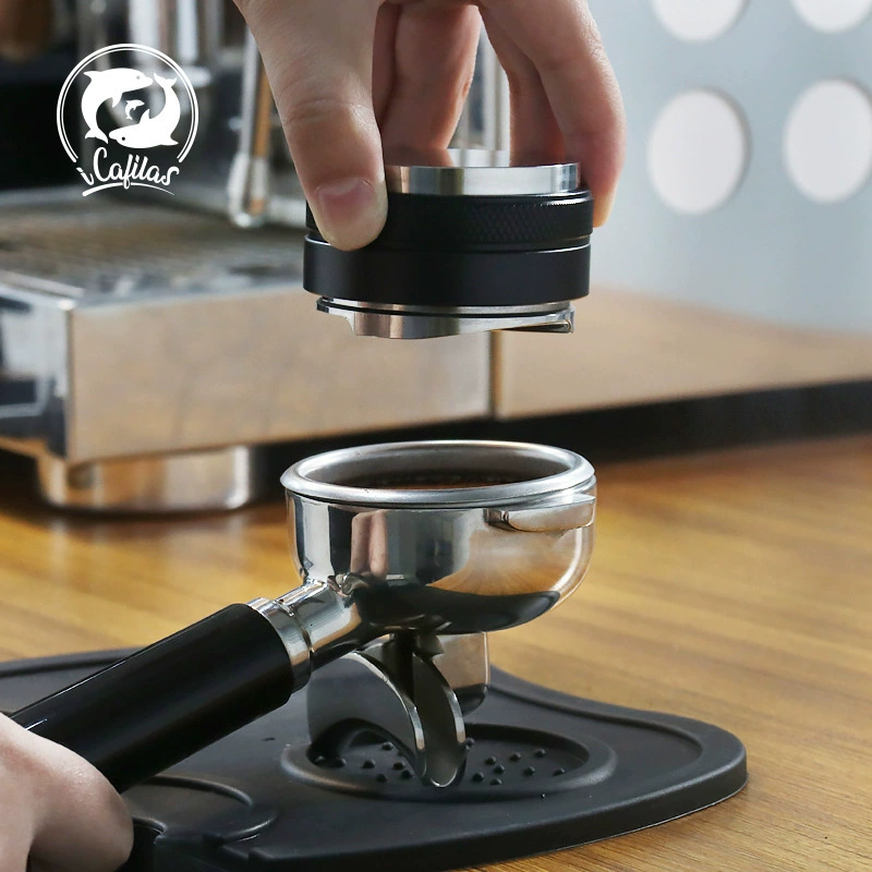 Portable powdery powder coffee triggeon powder pressed powder can adjust the height with a non -slip threaded bottom filler