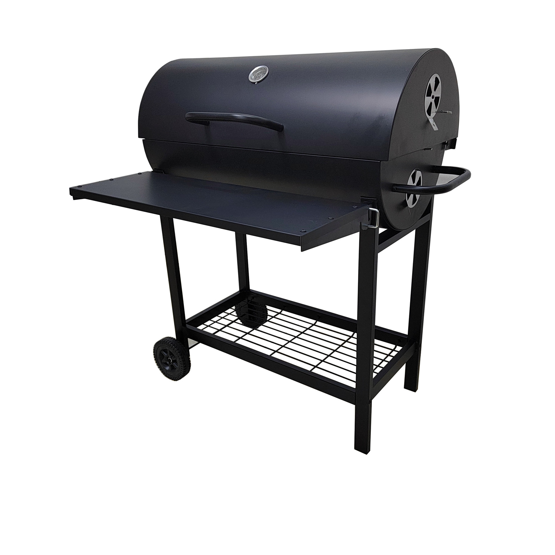 Placa de hierro de 42CM de diámetro, estufa de tambor de aceite, parrilla al aire libre, parrilla doméstica, parrilla de patio, parrilla, parrilla, horno de carbón