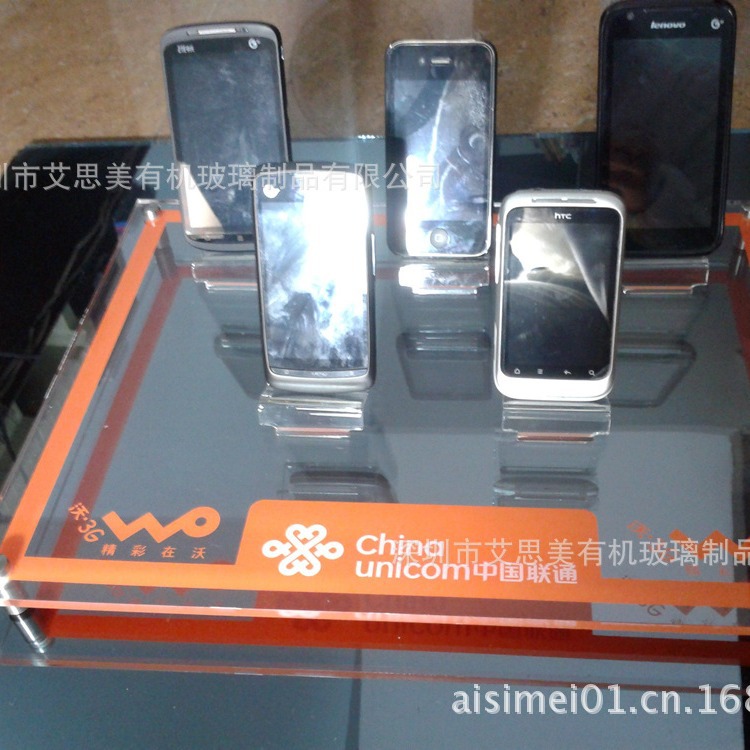 手机展示架 亚克力手机架  压克力手机托架托盘生产工厂
