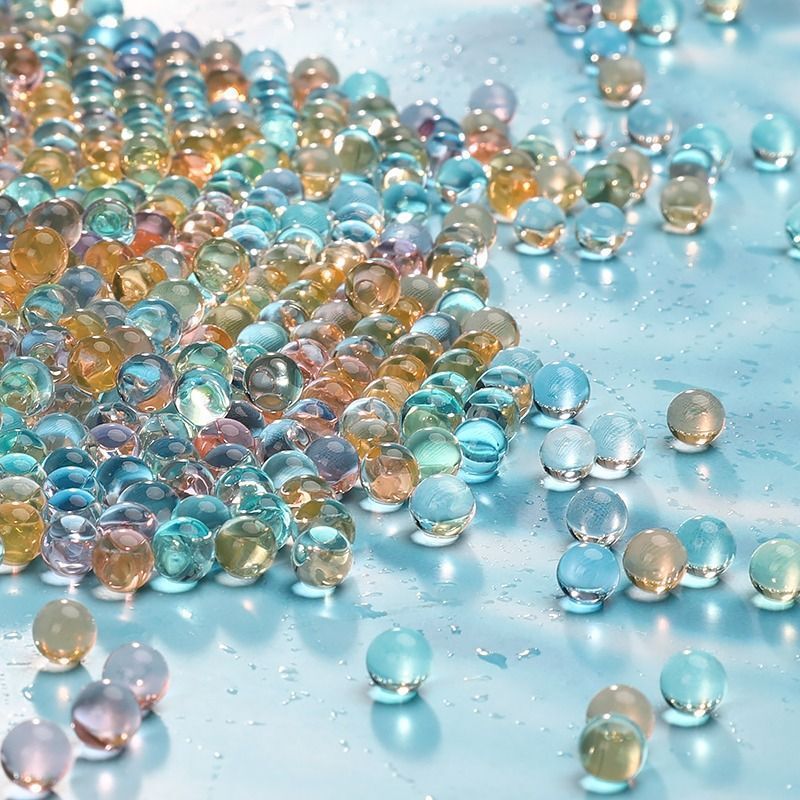 水晶弹珠吸水弹7-8mm泡弹珠瓶装儿童玩具软水弹泡弹珠泡大水弹包|undefined