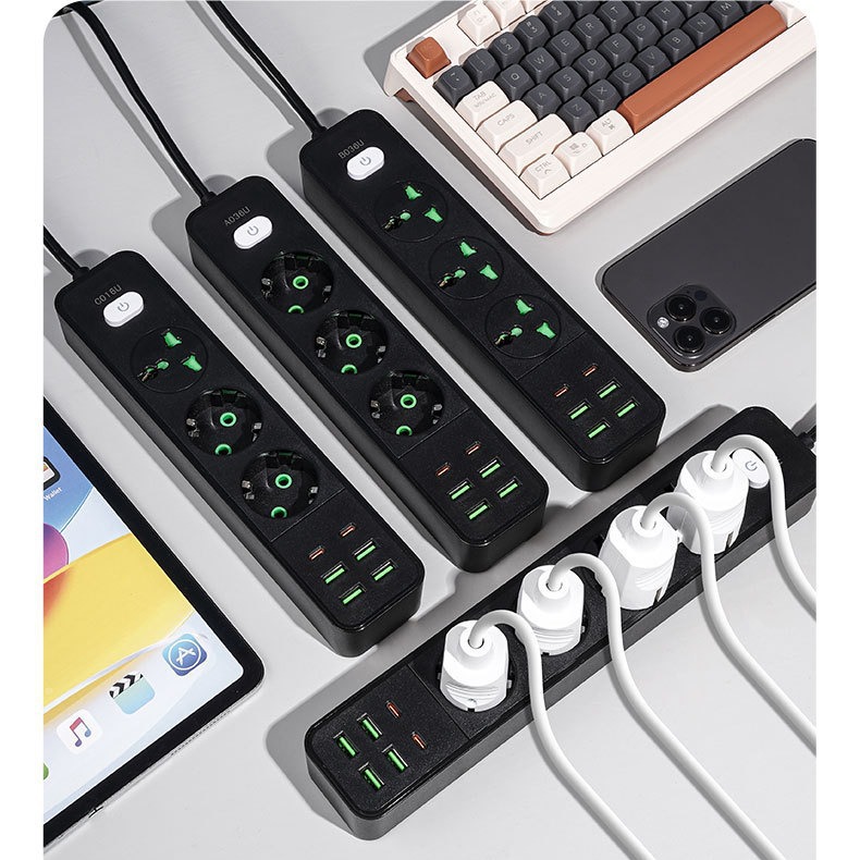 Ventas directas de fábrica de enchufes de carga USB estándar europeo y estadounidenses en el sudeste asiático Tailandia comercio exterior al por mayor transfronterizo