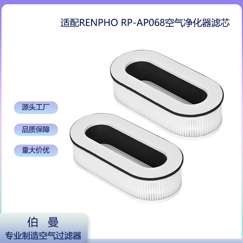 适用于RENPHO RP-AP068空气净化器滤网配件耗材滤芯过滤网海帕