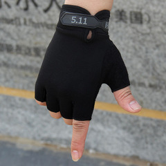 Men's Half Finger Sports Gloves Spring and Summer Special Forces Outdoor Tactical Training Fitness Non-Slip Riding Gloves with Exposed Fingers Wholesale