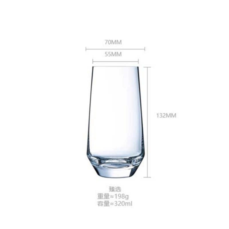 楽美雅耐熱ガラスカップビールカップ家庭用ジュース飲料カップコップコップ卸売りロゴ|undefined