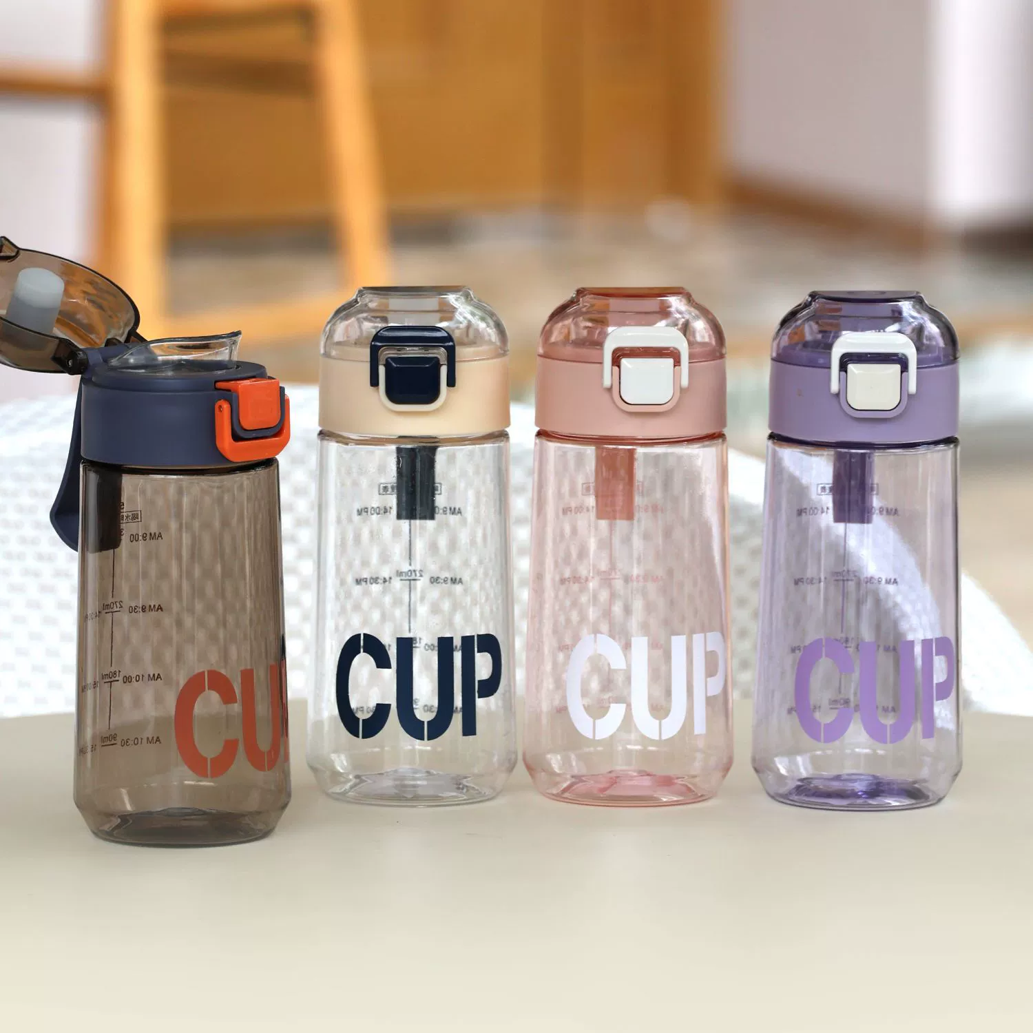 Plastic Water Bottle for Elementary School Students, High-Quality, 500ml & 630ml