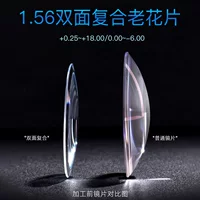 Оптовая продажа с фабрики Wanhong, асферические антисиние двухсторонние композитные линзы 1,56 класса, красивые тонкие линзы для дальнозоркости и пресбиопии