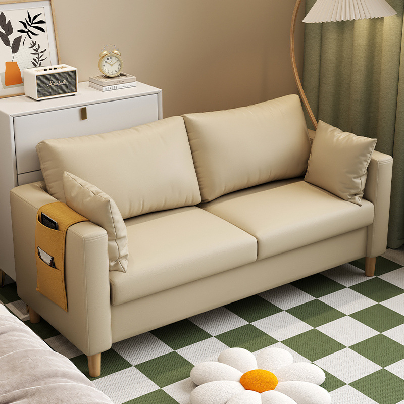 Sofá nórdico pequeño alquiler de casa sala de estar dormitorio apartamento moderno simple doble triple red sofá pequeño