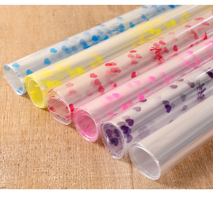 Bolsas de embalaje de marshmallow de lujo no fugas de aire alta transparencia de cinco colores correa de corazón de melocotón atado al por mayor minorista al por mayor