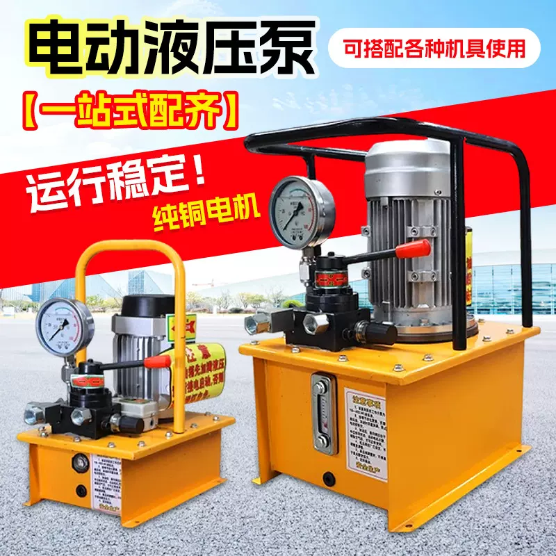 电动液压泵 超高压液压泵电磁阀油缸油泵机床双回路小型液压泵站