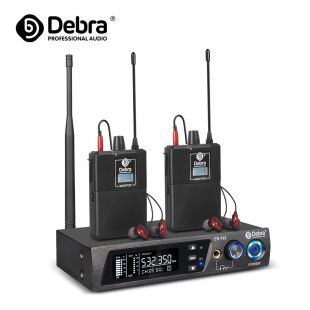 Wireless Monitor Ear Return Microphone One Drag Two Pocket Meeting Stage Performance Professional Singers Rehearse with Band