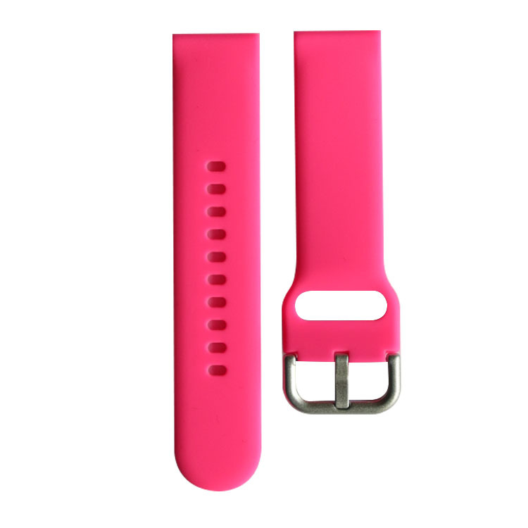 Para Samsung Galaxy reloj Active2 correa de silicona de color sólido 20/22mm correa universal en stock