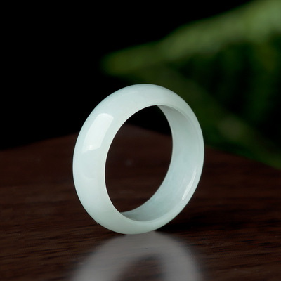 natural Myanmar Emerald Jade ring men and women Ring Ice jade Ring Bracelets Four jade wholesale