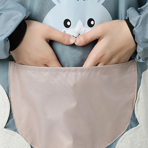 Apron wholesale home kitchen waterproof and oil-proof hand-wipeable work clothes men's coveralls cute Korean style women's cooking apron