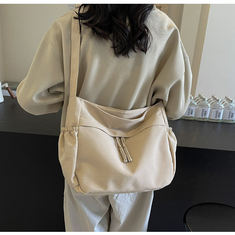 Schoudertas voor dames, grote canvas tote tas voor onderweg_voghion.com