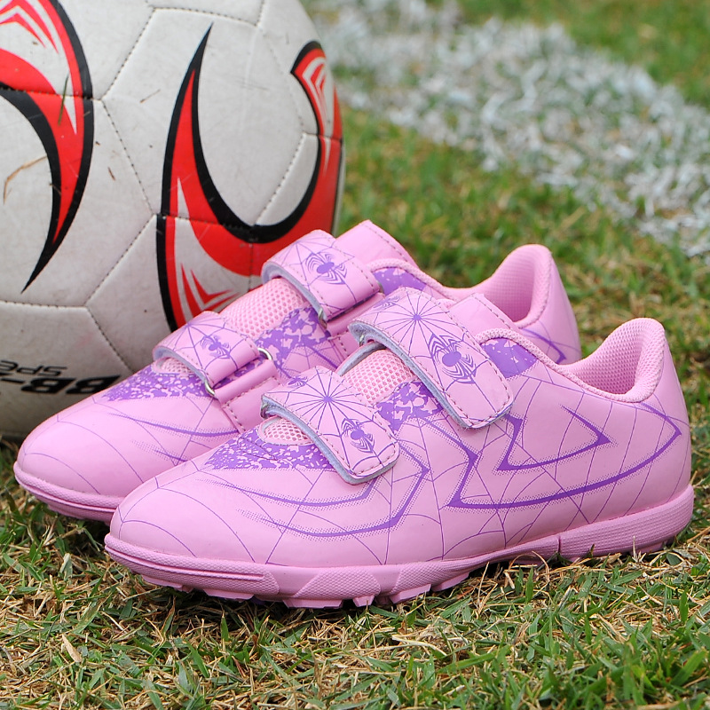 Children's football shoes broken nails tf artificial grass Primary School students teenagers boys and girls training shoes boys special sneakers