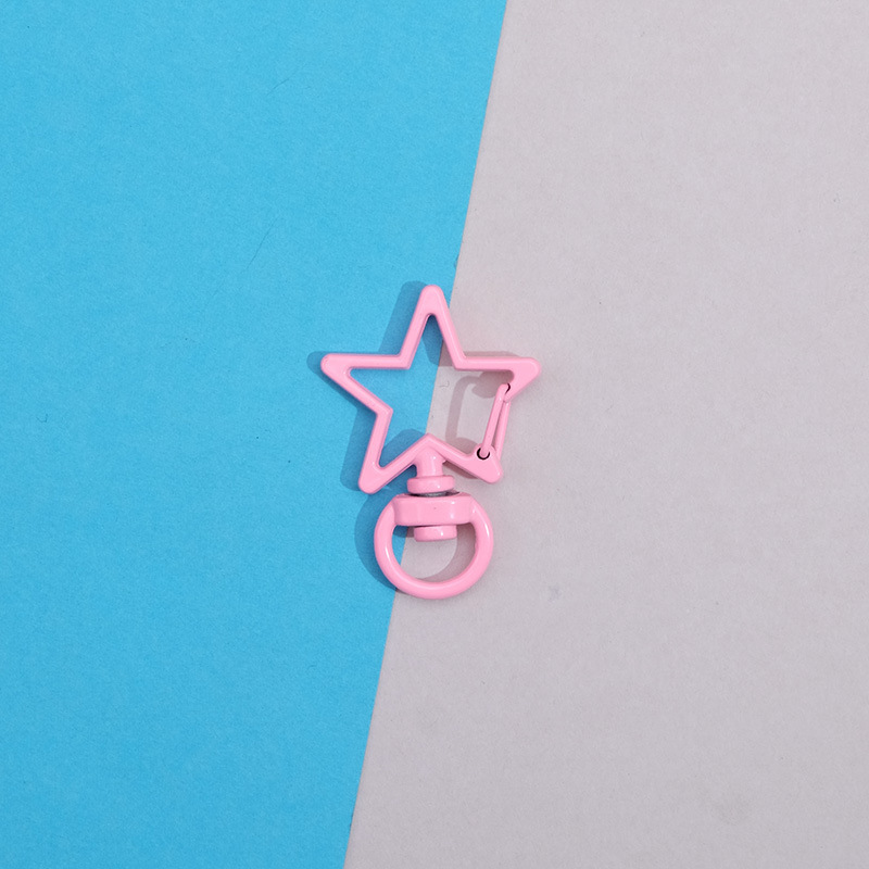 カラフルな五芒星バックルハングバックル手作り DIY バッグペンダント保護カバーキーホルダーペン文具カップアクセサリー|undefined