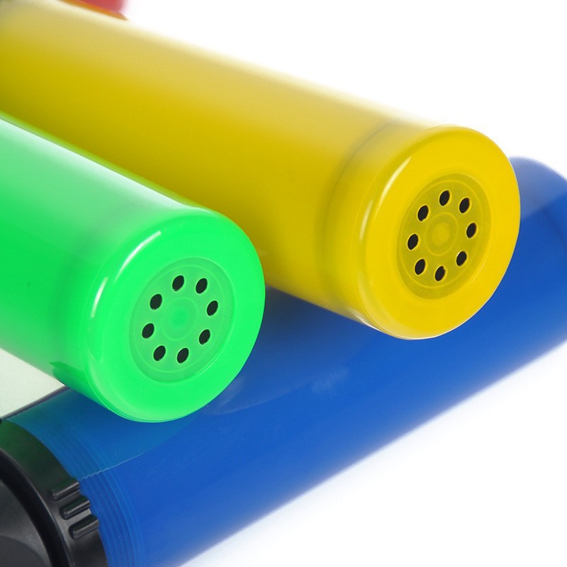 Plástico boca plana inflador manual mano inflador globo macaron inflador suministro directo de fábrica al por mayor