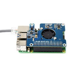 Raspberry Pi 5 PoE 拡張ボード イーサネット電源モジュール ファン付き 金属製ヒートシンク 802.3af/at