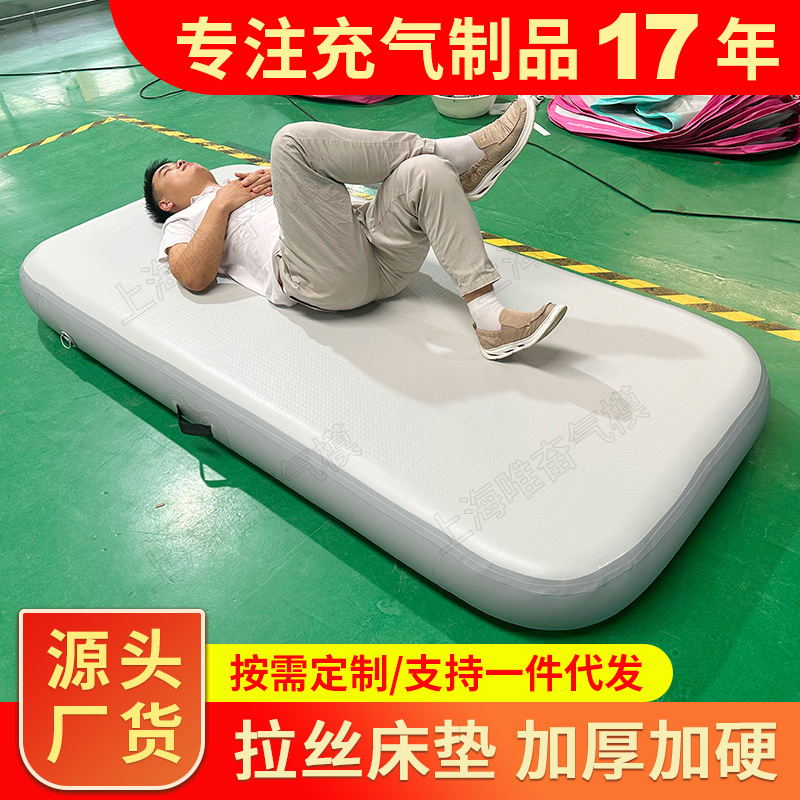 Customized Camping Style Brushed Inflatable Mattress, Outdoor Tent Moisture-Proof Thickeneded Air Mattress, Car Self-Driving Camping Style Mat