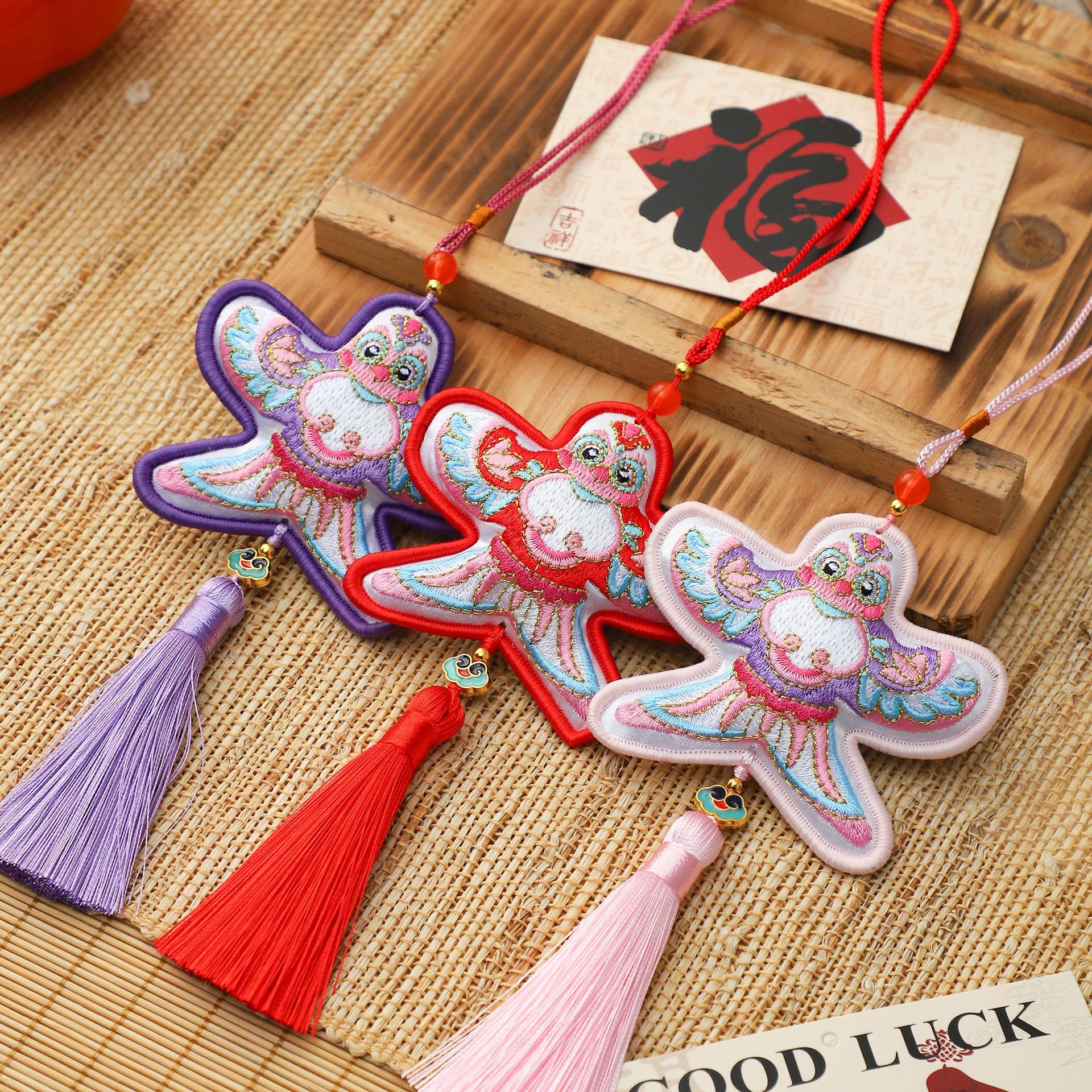 Decoración de Año Nuevo de siete colores de papel cordier orelles decoración de barril de Año Nuevo con flores tiendas de flores DIY material colgante de flores