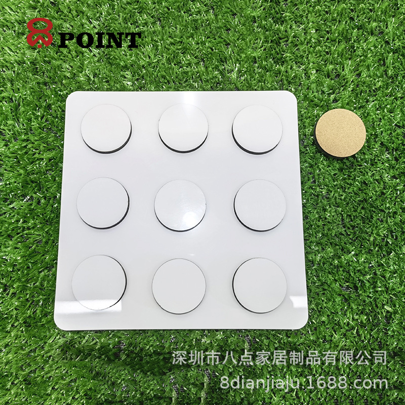 Sublimation Mdf Tic-tac-toe Personality Xo Puzzle Early Education...