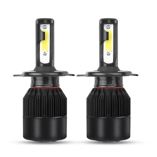 Cross border hot sale C6 led car headlight black H7 9005 led car light H11H4led car light bulb