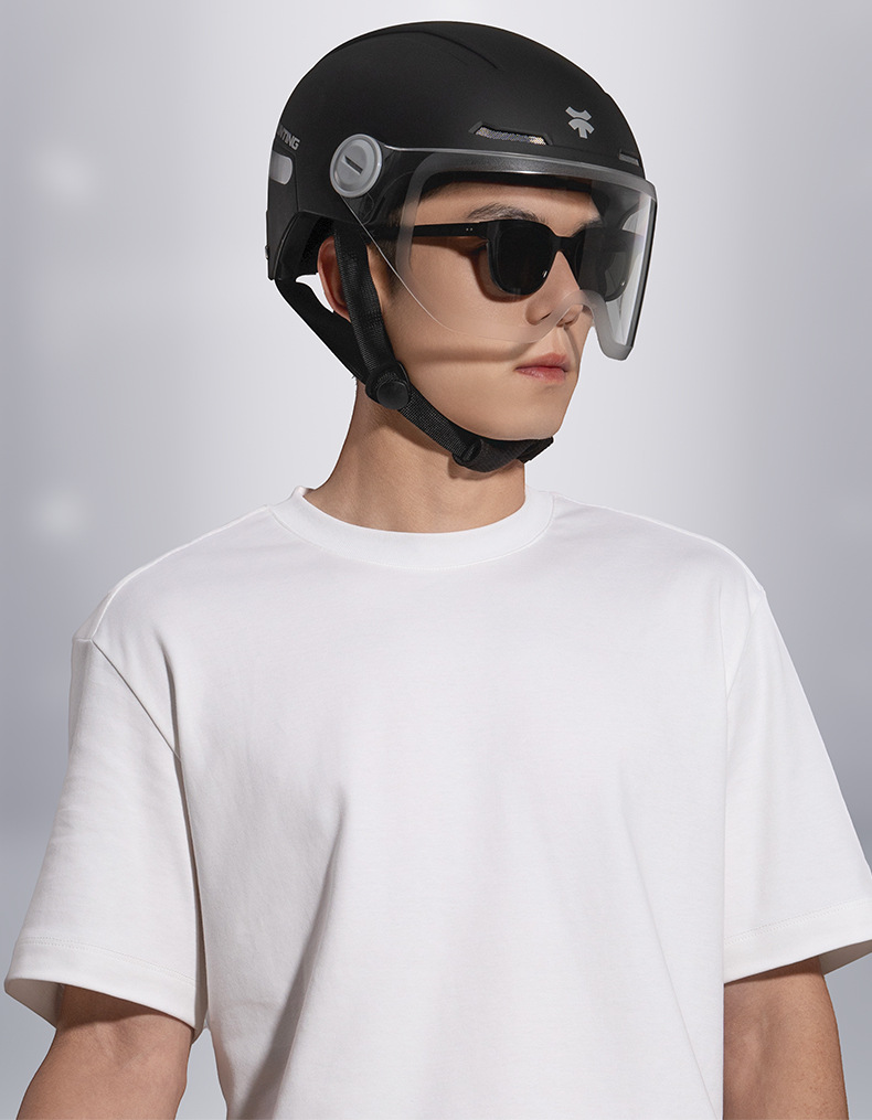 Suitable for 3C Certified Electric Vehicle Helmets, Extra Large Size Men's Summer Sun Protection All-Season Helmets, Women's Motorcycle Summer Helmets
